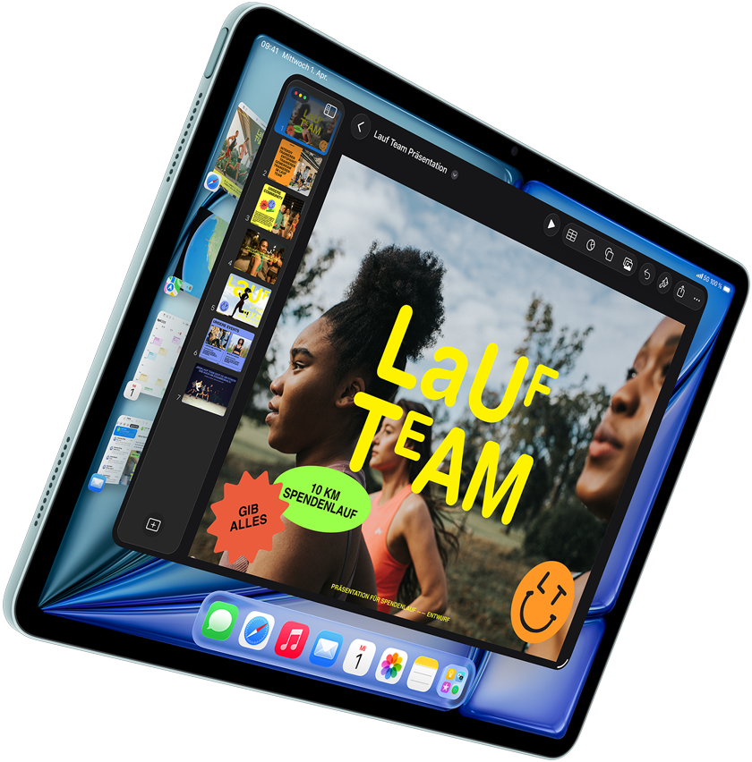 iPad Air in Blau