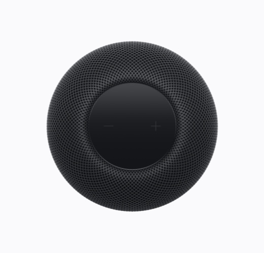 HomePod, Midnight color, top exterior