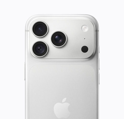 iPhone 17 Pro, warna Perak, eksterior belakang