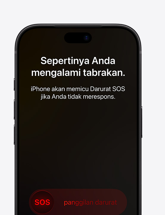 Three screens featuring different iphone safety features.