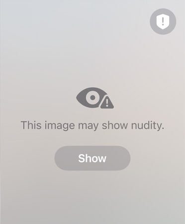 Auto-generated message to parent about the sensitive and unsafe content their child may be viewing on a FaceTime call, with options to Resume Audio and Video or End Call