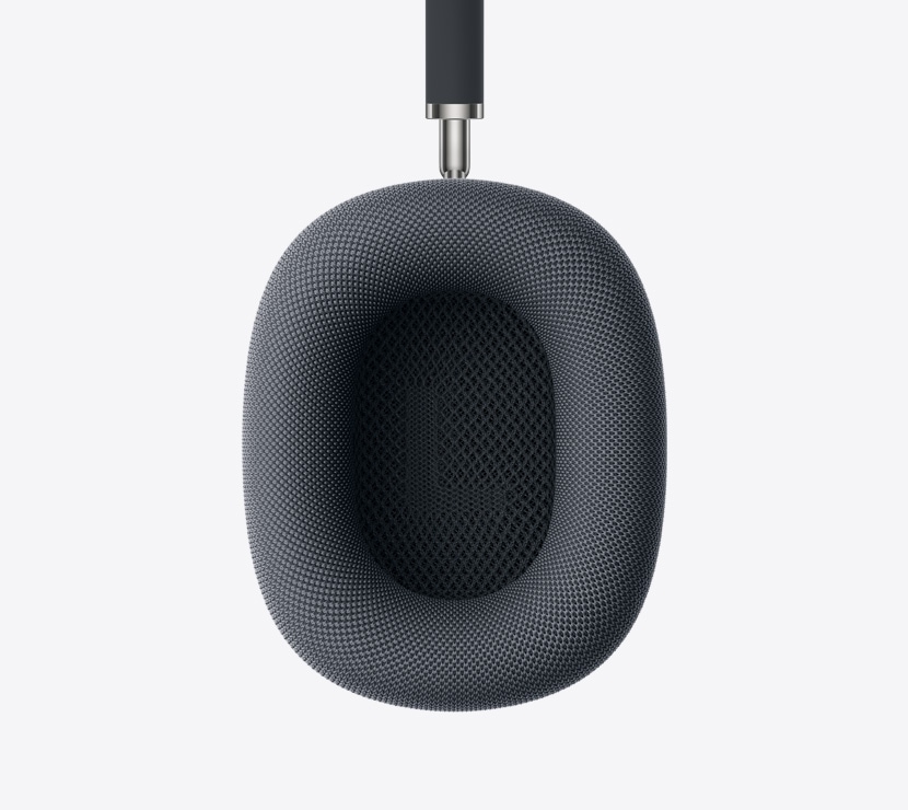 Ausinės „AirPods Max 2“, vidurnakčio spalvos, pagalvėlės vidinės dalies detalė