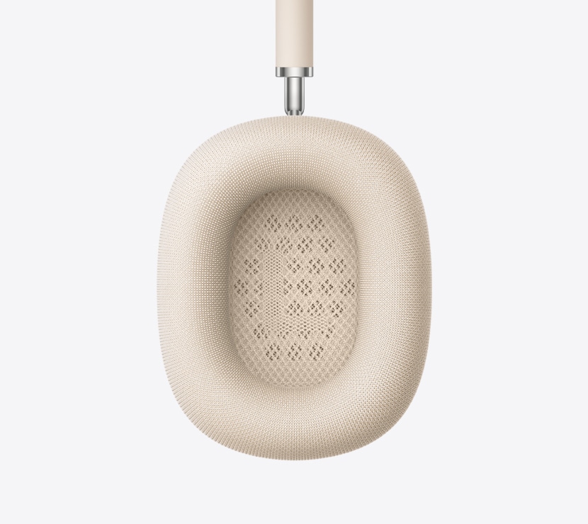 Ausinės „AirPods Max 2“, žvaigždžių šviesos spalvos, pagalvėlės vidinės dalies detalė