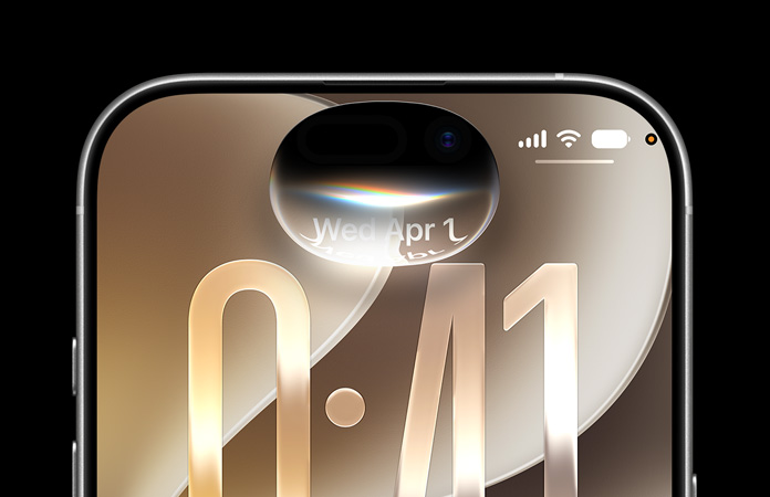 iPhone 17 機身上方三分之一部分，螢幕展示 Siri AI 對話泡泡